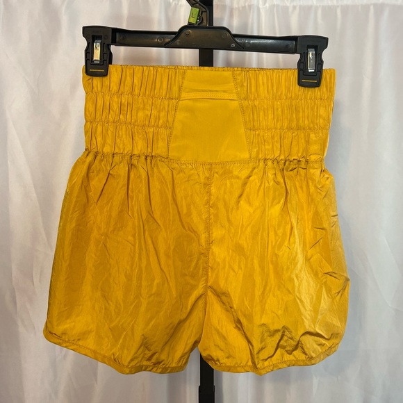 Free People Movement The Way Home Golden Yellow Shorts, size Small - Picture 8 of 8